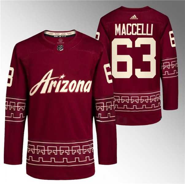 Men's Arizona Coyotes #63 Matias Maccelli Garnet Alternate Pro Jersey Dzhi,We sell and wholesale Men's Arizona Coyotes #63 Matias Maccelli Garnet Alternate Pro Jersey Dzhi on line form chian!